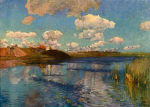 Aurinkoinen päivä järven rannalla, 1899-1900, 1965.