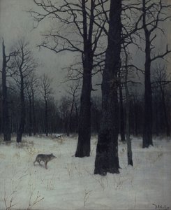 Metsää talvella, 1885 tekijältä Isaak Ilyich Levitan