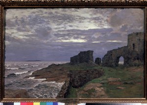 Menneisyyden jäänteitä, Twilight, Suomi - Isaak (Isaac) Ilyich Levitan (1860-1900) maalaus, öljy kankaalle tekijältä Isaak Ilyich Levitan