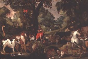 Orpheus Charming the Animals (paneeli)