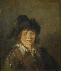 Omamuotokuva - Omakuva, Ostade, Isaac van . Öljy puulle tekijältä Isack van Ostade