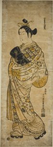 TE YOSHIWARAN JÄSEN EDO - ASHET OF KOLMESTA tekijältä Ishikawa Toyonobu