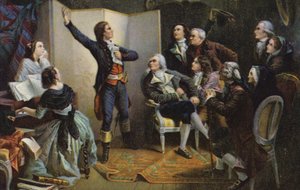 Claude Joseph Rouget de Lisle laulaa La Marseillaisea
