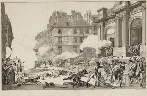 13 Vendémiaire. Napoleon Bonaparten kuninkaallisten kapinan tukahduttaminen ... Pariisissa, 1797.