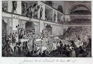 Ranskan vallankumous: Kansan kapinan päivä nälkää vastaan vuoden III ensimmäisessä preeriassa (20.5.1795): Väestö hyökkäsi konventin alueelle ja murhasi varatoimituksesta vastaavan Jean Bertrand Feraud