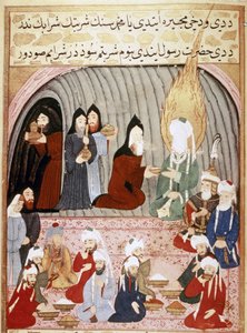 MUHAMMAD: Kristityt munkit tarjoilevat aterian Muhammedille tämän Syyrian-matkan aikana. tekijältä Islamic School