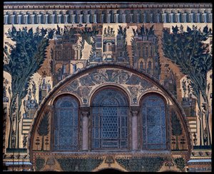 Umayyad-moskeija, joka tunnetaan myös nimellä Damaskuksen suuri moskeija (valokuvaus)