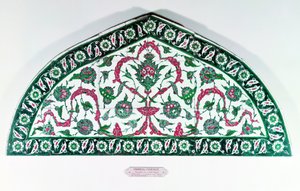 Laattakatto, Istanbulista, Turkista (fajanssi) tekijältä Islamic School