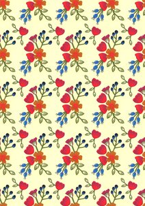 Flora printti, 2015 (leikattu paperi) tekijältä Isobel Barber