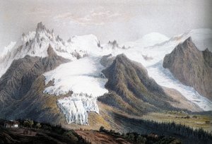 Mont-Blancin ylängöllä tekijältä Isodore Laurent Deroy