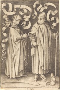 The Churchgoers, c. 14951503. tekijältä Israhel van Meckenem