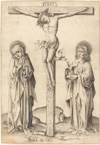 Ristiinnaulitseminen, n. 1480. tekijältä Israhel van Meckenem