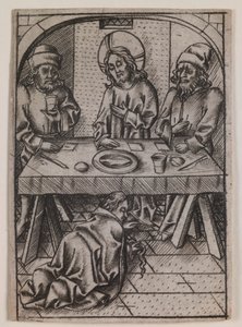 Magdalan Maria pesee Kristuksen jalkoja