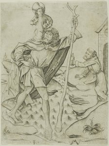 Saint Christopher tekijältä Israhel van Meckenem the younger