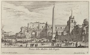 Madonna del Popolo -aukio tekijältä Israël Silvestre