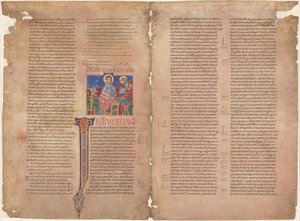 Pyhä Markus tekijältä Italian 12th Century