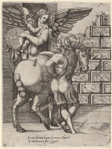 Onnen allegoria tekijältä Italian 16th Century