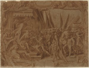 Historiallinen kohtaus tekijältä Italian 16th Century