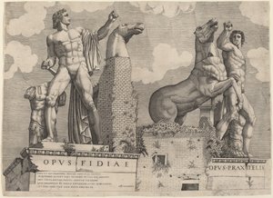 Tyttären työ... Praxitelin työ tekijältä Italian 16th Century