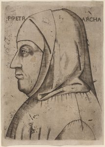 Petrarkan muotokuva tekijältä Italian 16th Century
