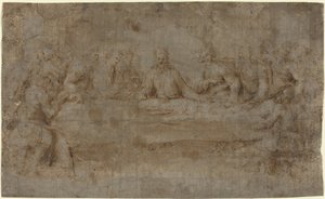 Viimeinen ehtoollinen tekijältä Italian 16th Century