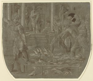 Pyhän Laurentiuksen marttyyrikuolema tekijältä Italian 16th Century