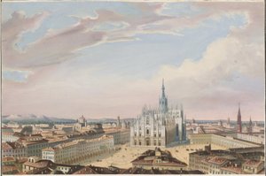 Milan Cathedral tekijältä Italian 19th Century