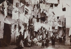 Tyypillinen katu Palermossa, 1920 tekijältä Italian Photographer