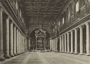 S Maria Maggioren basilika, sisällä tekijältä Italian Photographer