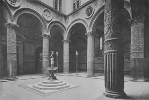 Firenze, Palazzo Vecchio, The Cortil (valkoinen kuva) tekijältä Italian Photographer