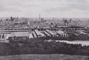 Italia: Bologna, kaupungin panoraama (m/w kuva) tekijältä Italian Photographer