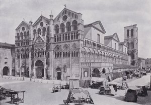 Italia: Katedraali, Ferrara (m/w kuva) tekijältä Italian Photographer