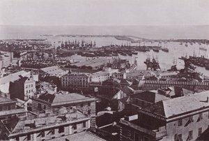 Italia: Genova, panoraama (m/w kuva) tekijältä Italian Photographer