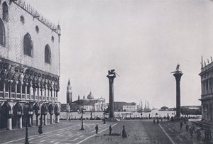 Italia: Venetsia, Piazzetta (m/w kuva) tekijältä Italian Photographer