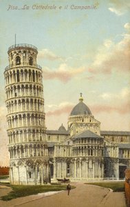 Pisan kalteva torni ja Pisan katedraali tekijältä Italian Photographer
