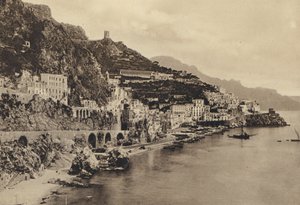 Napoli: Amalfi, Panorama (m/w kuva) tekijältä Italian Photographer