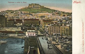 Napoli, Italia, Panorama, Castel S Elmo tekijältä Italian Photographer