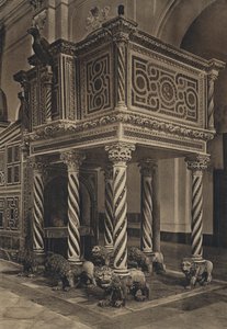 Napoli: Ravello, Duomo, Saarnatuoli (valkoinen kuva) tekijältä Italian Photographer