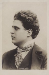 Pietro Mascagni, italialainen säveltäjä tekijältä Italian Photographer