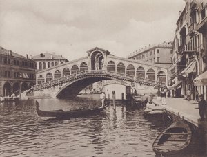 Rialton silta (b/w kuva) tekijältä Italian Photographer