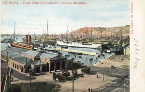 Ponte Federico Guglielmo ja lauttaterminaali, Genova tekijältä Italian Photographer