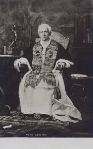 Paavi Leo XIII (s/w-kuva) tekijältä Italian Photographer