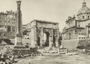Forum Romanum, Septimius Severuksen kaari ja Phocas-pylväs tekijältä Italian Photographer