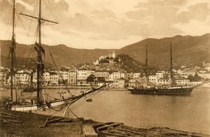 San Remo, Il Porto (m/w kuva) tekijältä Italian Photographer