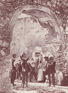 Sisilia: Vanha portti, Taormina (s/w kuva) tekijältä Italian Photographer