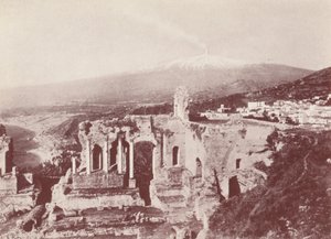 Sisilia: Kreikkalainen teatteri, Taormina (s/w-kuva) tekijältä Italian Photographer