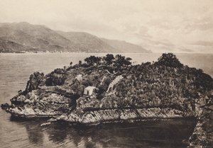 Taormina, Isola S Nicola (s/w valokuva) tekijältä Italian Photographer