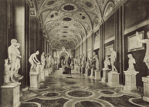 Vatikaanin museo, patsassalin sisätilat tekijältä Italian Photographer
