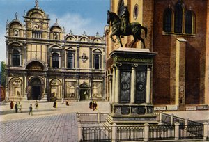 Venetsia / Venetsia: B Colleonin muistomerkki (värillinen kuva) tekijältä Italian Photographer
