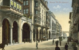 Via XX Settembre, Genova (värikuva)